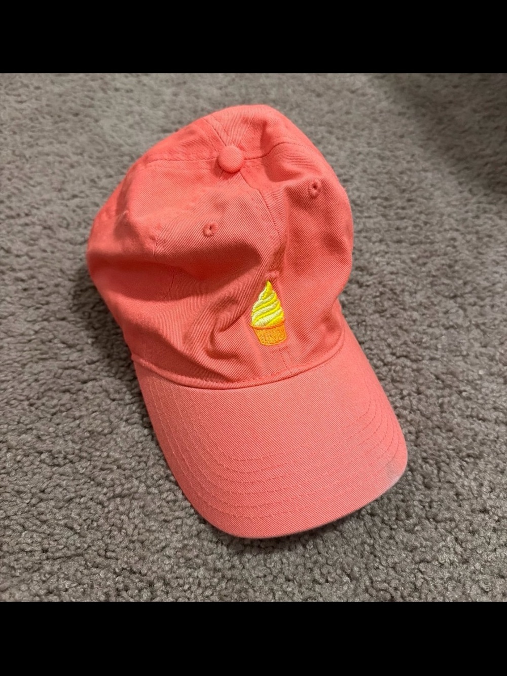 Walt Disney World Parks Dole Whip Pink & Yellow Baseball Hat